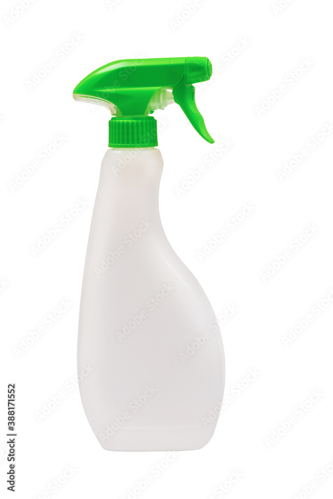 plastic spray bottle isolated on white background plastic spray bottle isolated on white background