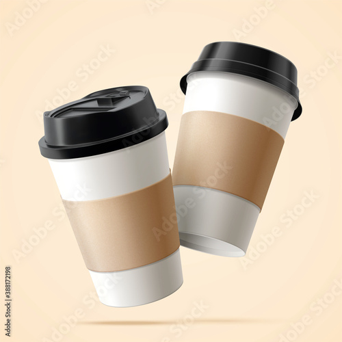 Disposable coffee cups