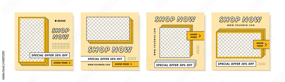 Comics style social media template Comics style social media template