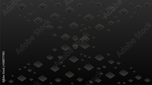 Seamless pattern, black background vector design