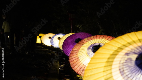 伯耆大山 和傘灯り 2020年10月 photo