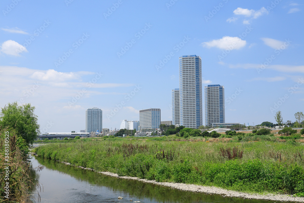 Fototapeta premium 二子玉川遠景