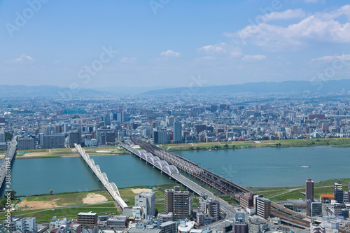 十三大橋と新淀川