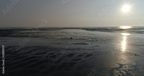 October 24, 2017, Changhua Wanggong Beach, Taiwan.