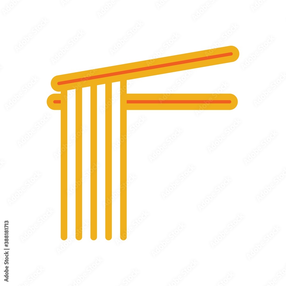 Noodle Flat Icon Vector Logo Template Illustration Noodle Flat Icon Vector Logo Template Illustration