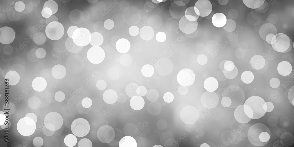 Light Gray vector template with circles. Light Gray vector template with circles.