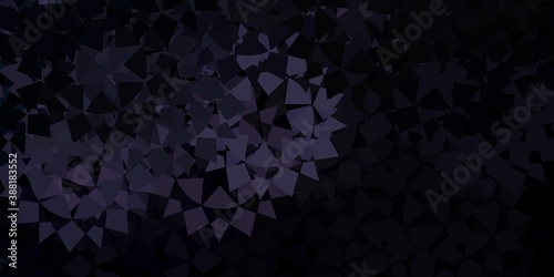 Dark gray vector background with polygonal forms.