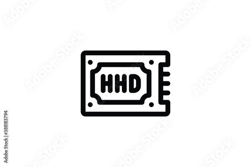 Computer Hardware Icon - Harddrive