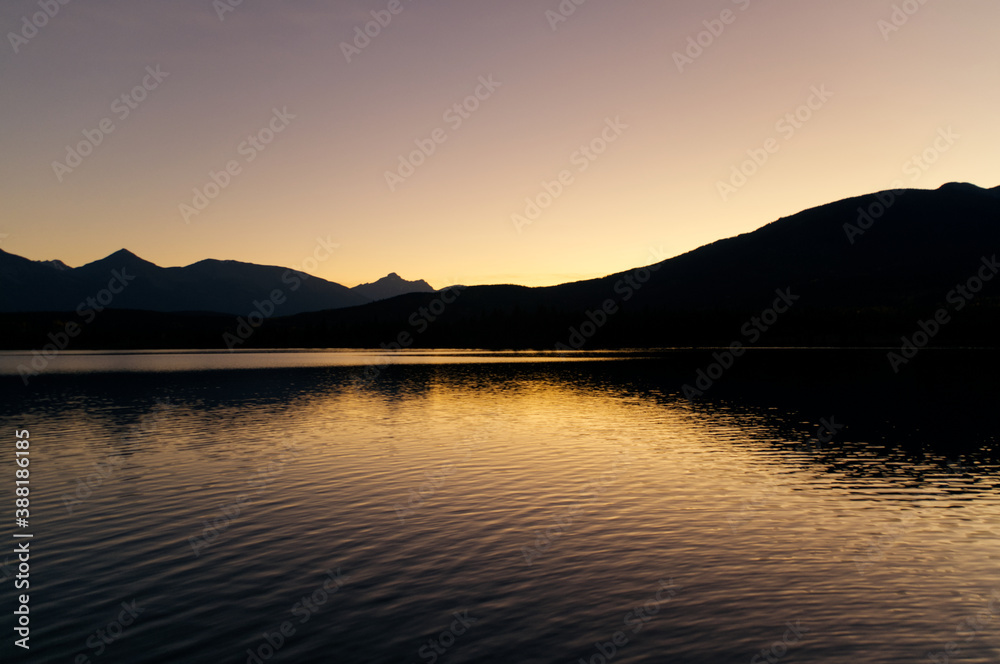 Pyramid Lake during an Autumn Sunset