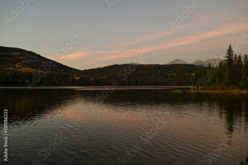 Pyramid Lake during an Autumn Sunset