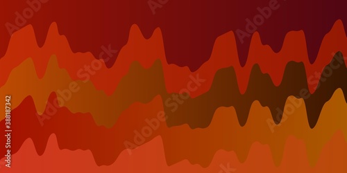 Light Multicolor vector template with curved lines.