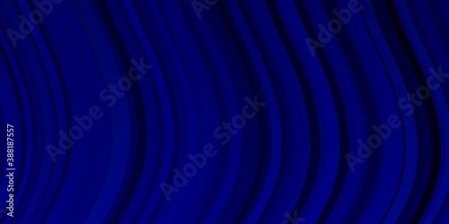 Dark BLUE vector pattern with lines.