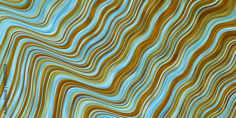 Light Blue, Yellow vector background with lines. Light Blue, Yellow vector background with lines.