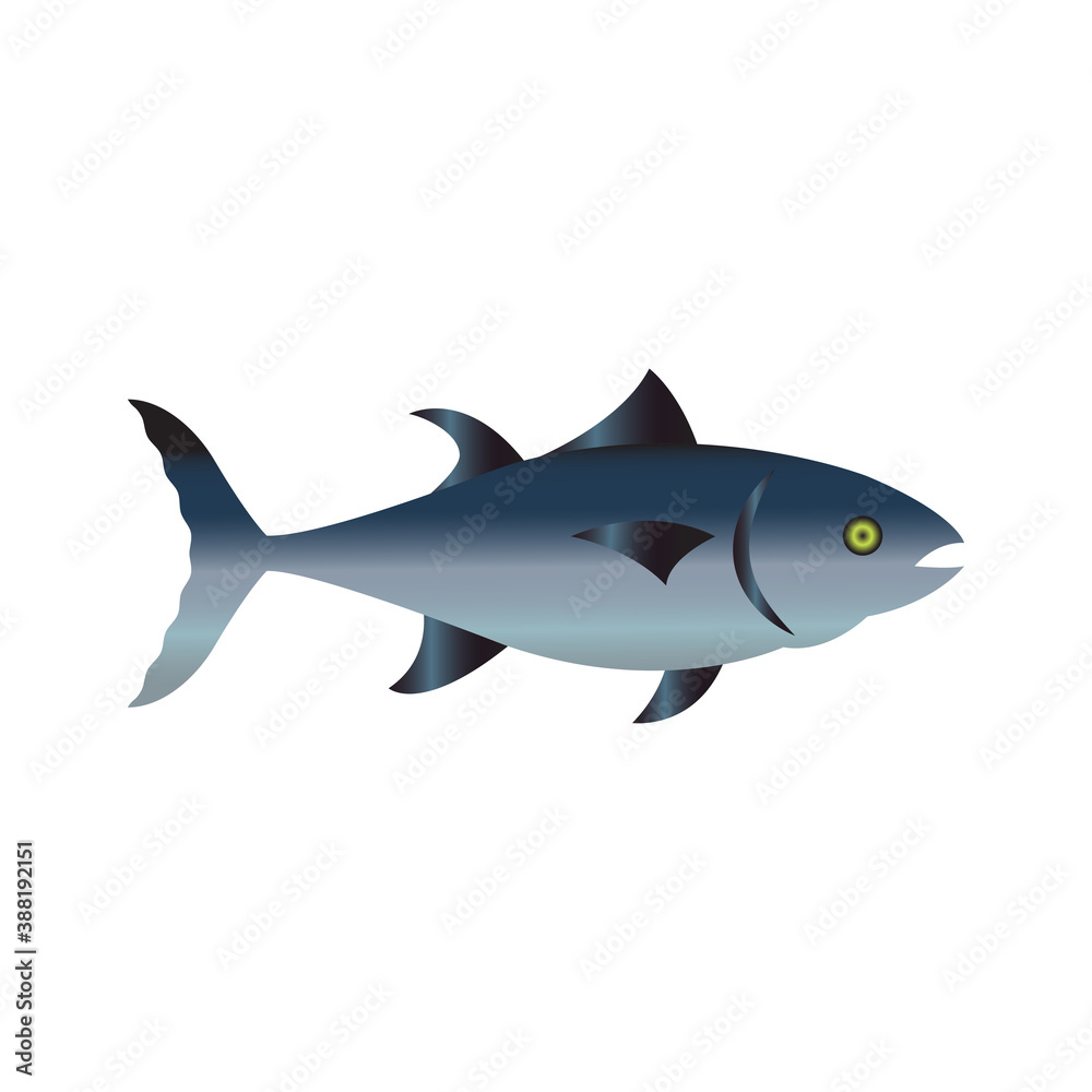 fish icon vector illustration design