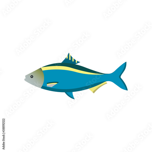 fish icon vector illustration design