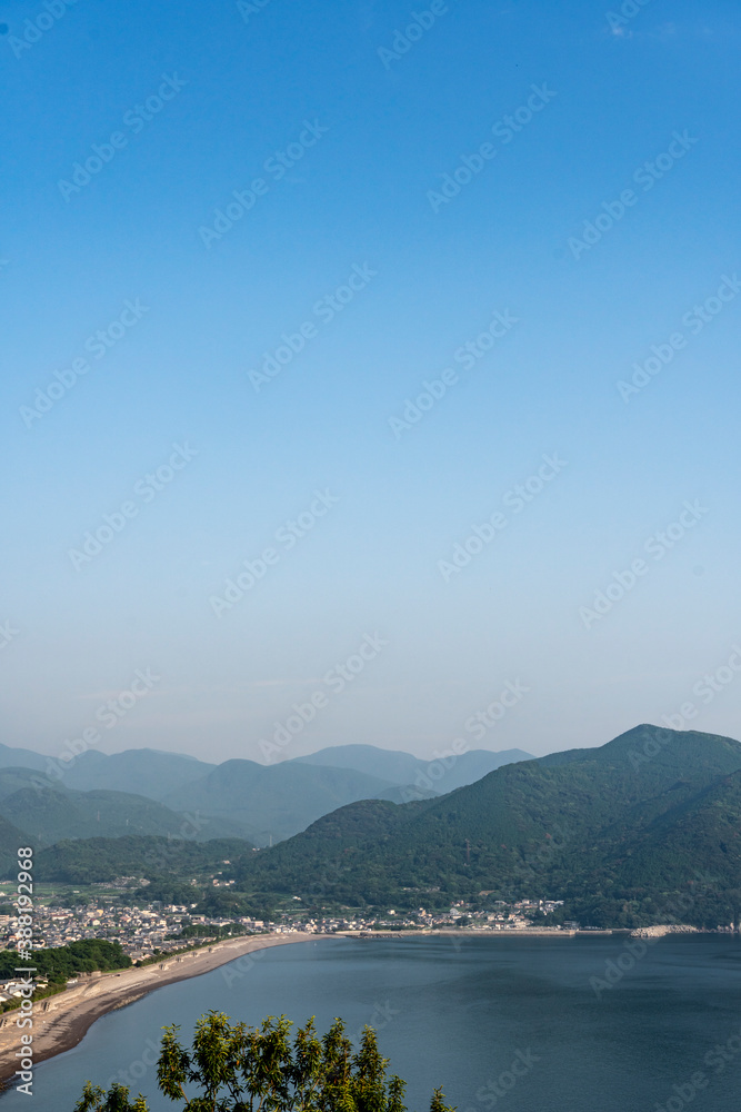 長崎県雲仙市　愛野展望台から望む風景