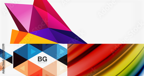 Free Download Set of minimal geometric abstract backgrounds. Vector illustrations for covers, banners, flyers and posters and other - GFXLoad