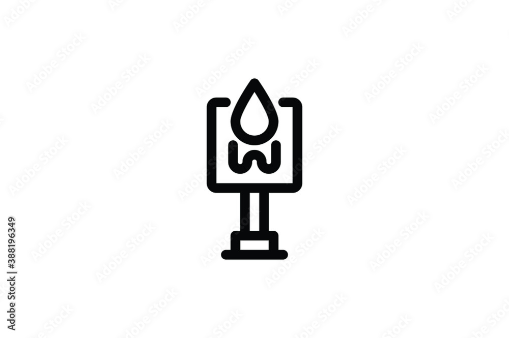 Printing Outline Icon - Sign Printing