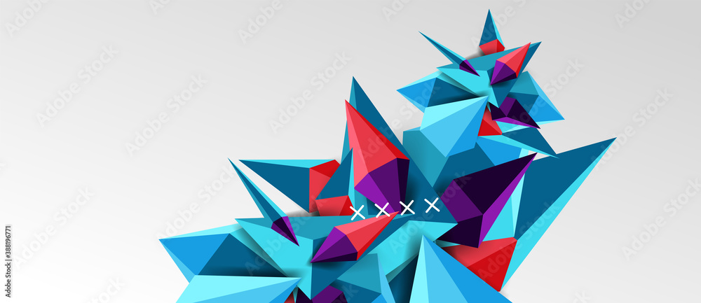 3d low poly abstract shape background vector illustration 3d low poly abstract shape background vector illustration