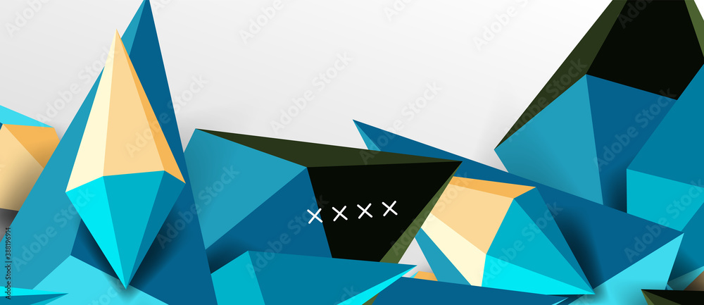 3d low poly abstract shape background vector illustration 3d low poly abstract shape background vector illustration