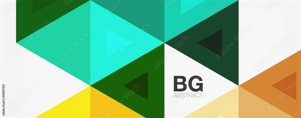 Mosaic triangle pattern abstract background for cover, banner, flyer and poster and other template Mosaic triangle pattern abstract background for cover, banner, flyer and poster and other template