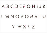 alphabet capital A to Z letter logo design