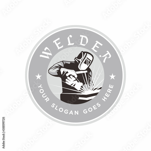 welder vector , industrial logo vector