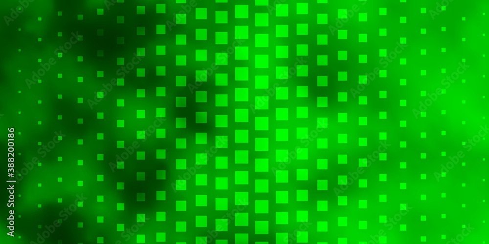 Light Green vector pattern in square style.