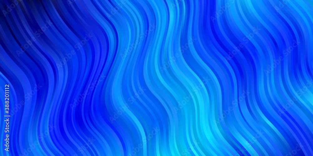 Light BLUE vector backdrop with bent lines. Light BLUE vector backdrop with bent lines.
