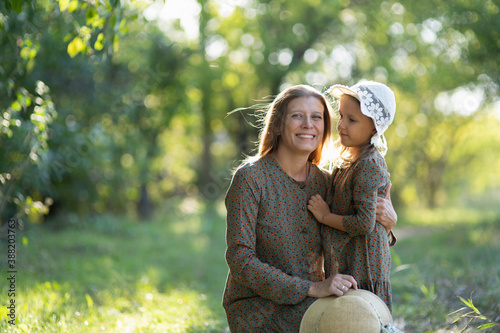 Mom and daughter