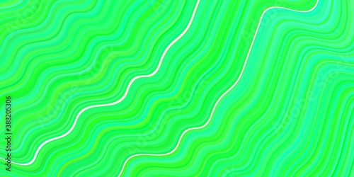 Light Green vector pattern with lines.