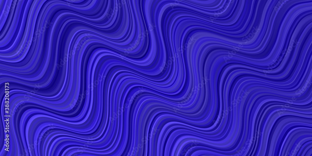 Light Purple vector pattern with curved lines.