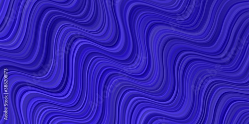 Light Purple vector pattern with curved lines.