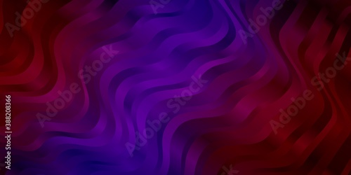 Dark Blue, Red vector texture with circular arc.