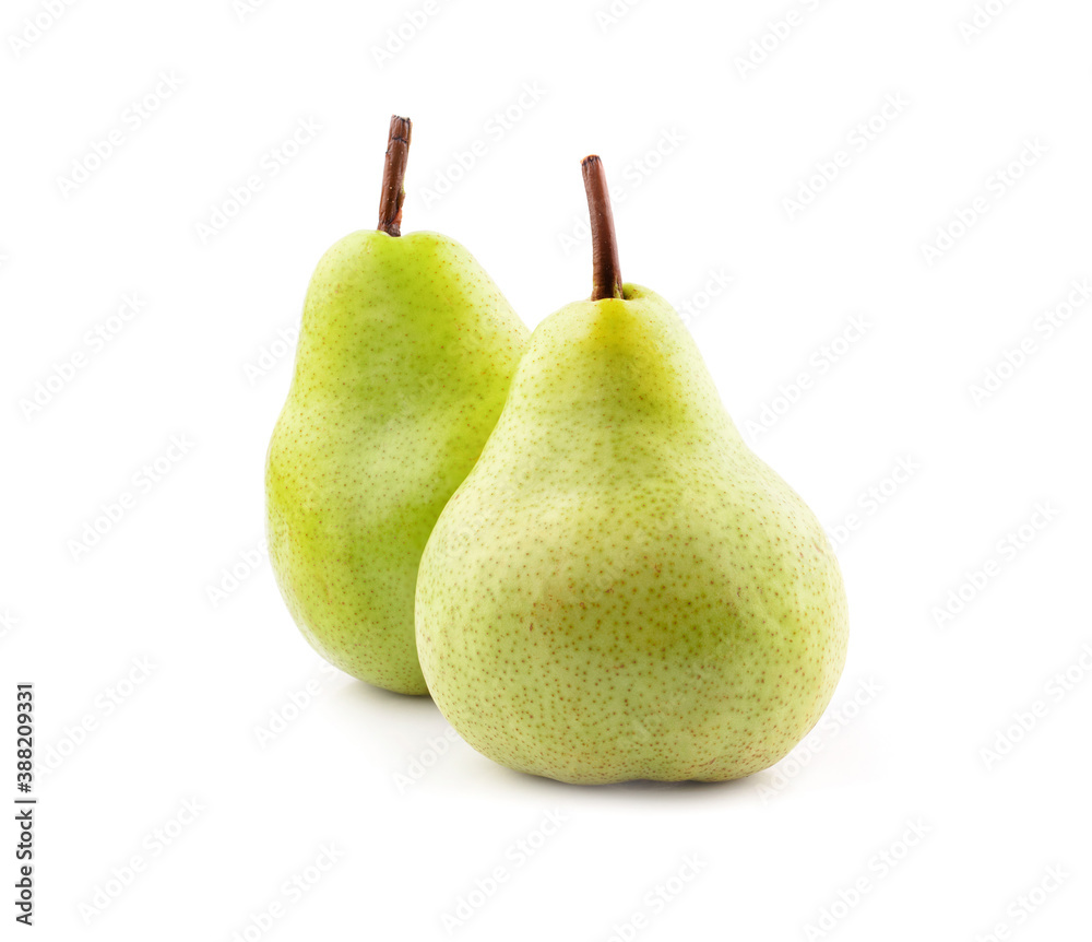 pears isolated on white a background pears isolated on white a background