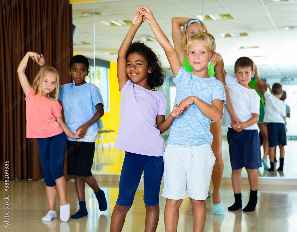 © JackF - Positive little boys and girls dancing pair dance in the ballet studio. High quality photo © JackF - Positive little boys and girls dancing pair dance in the ballet studio. High quality photo