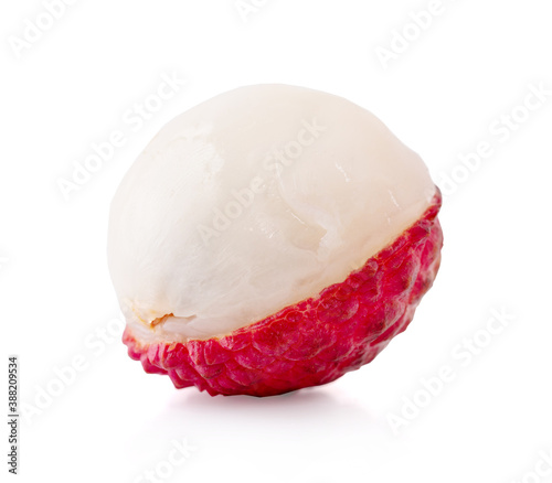 Lychee isolated on a white background