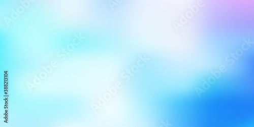 Light pink, blue vector blurred template.