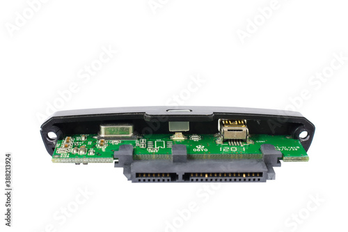 Slika na platnu Hard disk enclosure circuit.