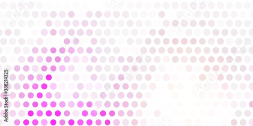 Light pink vector layout with circle shapes.