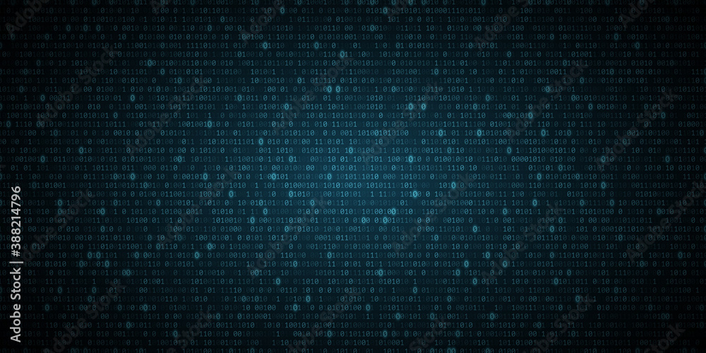 Abstract glowing blue binary programming code background. Digital data. High technology concept. Programming design. Light effect. Vector illustration Abstract glowing blue binary programming code background. Digital data. High technology concept. Programming design. Light effect. Vector illustration