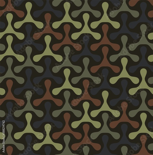 Texture military camouflage seamless pattern. Abstract army vector illustration