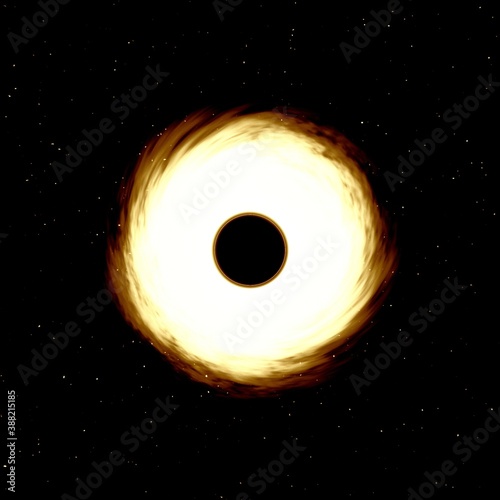 Fototapeta Naklejka Na Ścianę i Meble -  Black holes 3d rendering. Art black hole background. Dark dimension. Mysterious dimension. Wormhole.