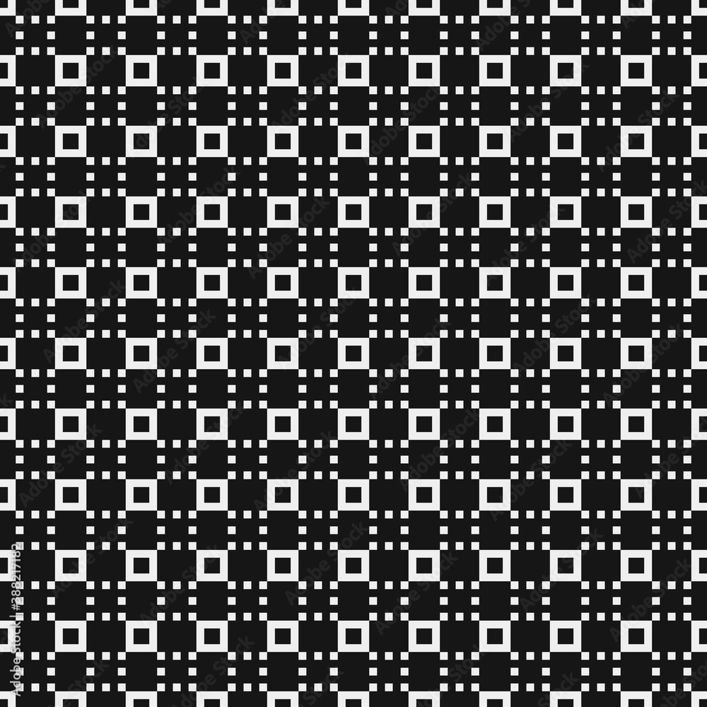 Fototapeta premium Abstract Cross Pattern Dots Logo generative computational art illustration