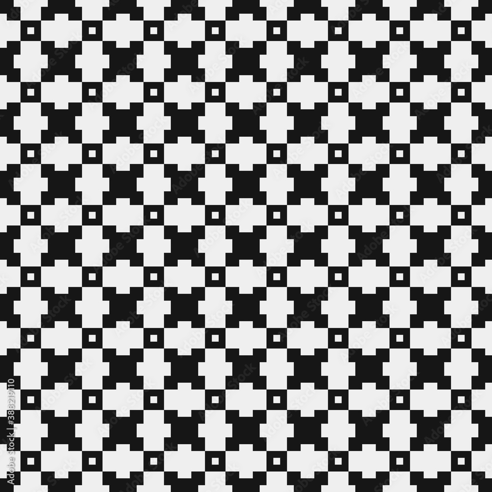 Abstract Cross Pattern Dots Logo generative computational art illustration