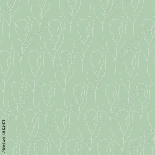Dry Brunches Seamless Pattern