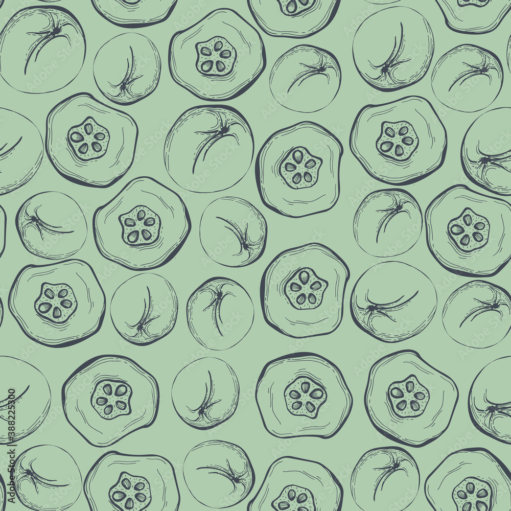 Quince Seamless Pattern Quince Seamless Pattern
