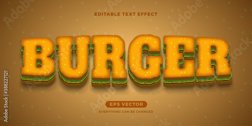 Hamburger text effect
