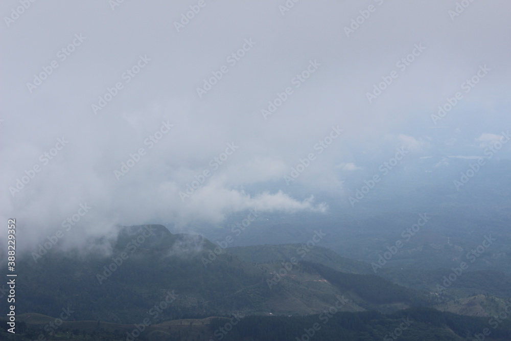 World through the clouds