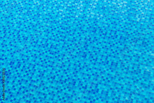 swimming pool with tile texture surface